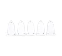 Mtlavishness Five Pieces Truss Rod Covers Premium Plastic Durable And Easy To Install For Bass Electric Guitar And Other Instruments