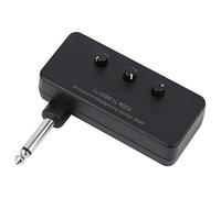 Mtlavishness Flatsons Mini Electric Guitar Speaker Sound Simple Operation Portable Suitable For School And Travel ABS Metal Material 2 Aaa Batteries Powered 88 X 73 X 28mm
