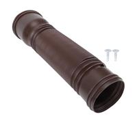 Mtlavishness Flexible Rain Gutter Downspout Extension Made of Durable Pe Material for Smooth Water Flow and Splash Prevention in Outdoor Residential Use Brown Round (Brown)