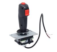 Mtlavishness Flight Simulator Gamepad Stick Controller Game Flying Joystick Rocker For PC Desktop Game Accessories Durable Zinc Alloy Construction Ergonomic Grip Stable Structure