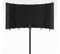 Mtlavishness Foldable Adjustable Portable Sound Absorbing Vocal Recording Panel Microphone For Creating Recordings In Various Situations Made Of ABS And Foam With 331mm Height