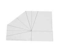 Mtlavishness Foldable Food Basket Sew Template Acrylic Transparent Handbag Sewing Template DIY Sewing Ruler for Making Handbag Picnic Bag Lunch Bag, 20.3cm / 8in Practical and Fun (10 Inch)