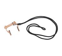 Mtlavishness Freediving Nose Clip Swimming Nose Plugs with Anti Lost Strap for Diving Beginners Training Blue Adjustable Neck Rope 0.1mm Accurate Split 25 Degree Angle Design Skin (Gold)