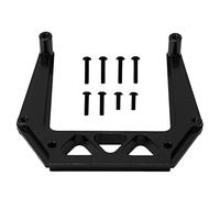 Mtlavishness Front Shock Tower Board Aluminum Alloy Front Shock Absorber Plate with Multiple Positioning Holes for Enhanced RC Car Performance Reducing Vibrations and Ensuring (Black)