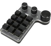 Mtlavishness gaming experience: the 3-knob mechanical keyboard with and volume control function (Wired USB)