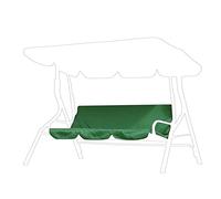 Mtlavishness Garden Courtyard Outdoor Water Resistant Polyester Taffeta Threeseater Swing Chair Hammock Seat Cushion Cover Cushion Cover 150 * 50 * 10CM (Green)