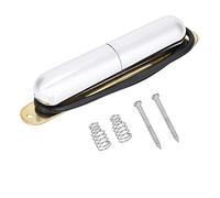 Mtlavishness Gold Alnico V Magnet Lipstick Tube Pickup For Electric Guitars With Easy Installation Sturdy Durable Material Suitable For Electric Guitars And Three String Four (Silver)
