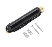 Mtlavishness Gold Alnico V Magnet Lipstick Tube Pickup For Electric Guitars With Easy Installation Sturdy Durable Material Suitable For Electric Guitars And Three String Four (Black)