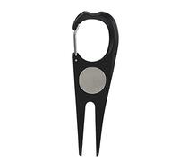 Mtlavishness Golf Divot Tool Golf Green Fork Aluminum Alloy Golf Divot Repair Fork with Magnetic Feature for Quick Lawn Restoration Lightweight Portable Golf Repair Tool for