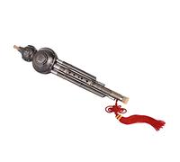 Mtlavishness Gorgeous Chinese Hulusi Gourd Cucurbit Flute Ideal for Beginner Music Lovers as a Gift Made of Aluminum Material Copper Plated in Key of C