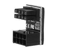 Mtlavishness Graphics Card Power Supply 8PIN Adapter 180° Turning Solves Wiring Issues and Improves Chassis Aesthetics for Desktop Computers 2.9 * 1.8 * 1.6cm 6.9g (PH38B (snap below))