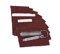 Mtlavishness Guitar Bone Bridge Saddle Nuts Sand Paper Files Set Ideal DIY Luthier Maintenance Tool For Guitarists With Bridge Saddle And Nut Made Of Bone For Better Tone Quality