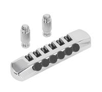 Mtlavishness Guitar Bridge with Studs Zinc Alloy Vintage Design for Excellent Sustain and Stability in LP SG EPI Style 6 String Electric Guitars