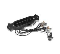 Mtlavishness Guitar Copper Single Magnetic Coil Noiseless Acoustic Guitar Pickup With Volume Tone Control Is An Ideal Choice For All Guitarists Seeking Premium Sound Quality (Black)