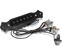 Mtlavishness Guitar Copper Single Magnetic Coil Noiseless Acoustic Guitar Pickup With Volume Tone Control Is An Ideal Choice For All Guitarists Seeking Premium Sound Quality (Red)