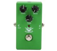Mtlavishness Guitar Effect Pedal Analog Overdrive Single Instrument Accessory Warm And Overdrive Sound Effect Compact Size For Guitarists Green Metal Shell 30ma Working Current