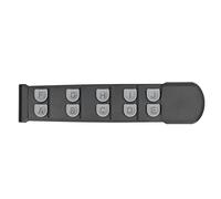 Mtlavishness Guitar Finger Trainer Professional Hand Correction And Finger Exercise Tool For Guitar Bass Cello Pipa Ruan Practice Compact Lightweight Black ABS Material