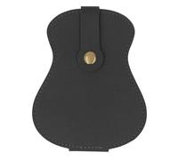 Mtlavishness Guitar Pick Holder Case Made Of Premium PU Leather With 18 Slots Large Capacity For Guitarists During Practice And Performance Ideal For Safely Storing Picks And (Black)
