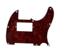 Mtlavishness Guitar Pickguard Premium PVC Material Anti Scratch Decorative Noise Reduction for Telecaster Electric Guitar Long Term Use Durable Not Easily Deformed Fit Simple (Red)