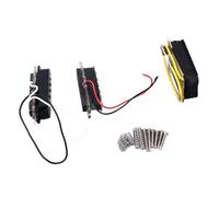 Mtlavishness Guitar Pickup Set Excellent Metal And Plastic Material Warm Transparent Sound Suitable For Various Musical Styles And Playing Styles Electric Guitar Parts Musical