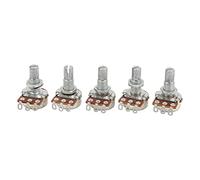 Mtlavishness Guitar Potentiometer Metal Long Knurled Split Shaft Audio Potentiometers For Guitars Accessories Long Service Life Upgrade Volume Suitable For Electric Guitars With