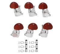 Mtlavishness Guitar String Tuning Pegs Simple Tuning And Pretty Design For Acoustic And Electric Guitars 6 Piece Set With 3 Left And 3 Right Tuner Heads Made Of Premium Plastic