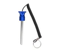 Mtlavishness Gym Weight Stack Pin with Lanyard Enhanced Security Selector Lock Pin Gym Accessory for Workout Fitness Exercise Red 8mm 105mm, Safe and Reliable, Anti Loss Design, (Blue 10mm 100MM)