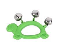Mtlavishness Hand Jingle Bell Rattle Shaker Percussion Instruments Bring Entertainment With Crisp Sounds And Durable Plastic Suitable For Party Performance Karaoke And More Rose (W210 Green)