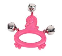 Mtlavishness Hand Jingle Bell Rattle Shaker Percussion Instruments Bring Entertainment With Crisp Sounds And Durable Plastic Suitable For Party Performance Karaoke And More Rose (W211 Rose Red)