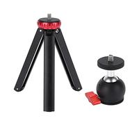Mtlavishness Handheld All Metal Mini Extendable Camera Desktop Tripod With 360 Degree Ball Head Simple Design Light And Compact Easy To Carry And Use Made Of Aviation Aluminum