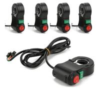 Mtlavishness Handlebar Cruising Switch Electric Bike Handlebar Switch Accessory Real Time Digital Voltage Display Automatic Voltage Identification (12V 99V) Universal for Lead