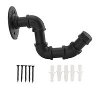 Mtlavishness Hanging Clothes Hook Retro Water Pipe Designed Iron Wall Mounted Clothes Hanger for Home Display Clothes Shop with Industrial Style and Durable Iron Construction