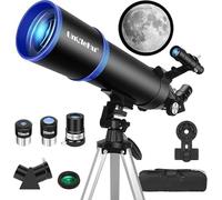 Mtlavishness High Definition Astronomical Telescope Monocular Telescope Ideal for Star Gazing Bird Watching Concerts and Scenery Appreciation With 70mm Large Aperture 400mm Focal