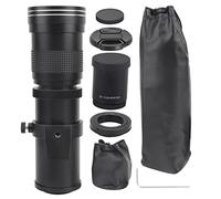 Mtlavishness High Performance 420 800mm Manual Focusing Zoom Telephoto Lens For Capturing Distant Objects In Astrophotography Landscape And Wildlife Photography With F8.3 16 (Black)