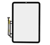 Mtlavishness High Strength Touch Screen Digitizer Assembly Replacement for iOS Tablet Mini6 Made of Tempered Glass Ideal for Repair Broken Screens with Simple Stylish Black