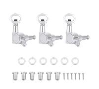 Mtlavishness Hollow Handle Tuning Pegs Locking Machine Heads for Fast and Accurate Guitar Tuning Suitable for Acoustic and Electric Guitars of Normal Size Made of Copper Zinc Alloy (6 Right)