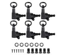 Mtlavishness Hollow Handle Tuning Pegs Locking Machine Heads for Fast and Accurate Guitar Tuning Suitable for Acoustic and Electric Guitars of Normal Size Made of Copper Zinc Alloy (6 Right)