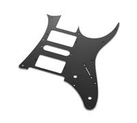 Mtlavishness HSH Electric Guitar Pickguard Premium Replacement With Protective Film For Ibanez G250 Style Guitars Featuring Three Pickup Holes Humbucker Single Humbucker Multiple (Black)