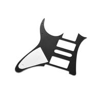 Mtlavishness HSH Electric Guitar Pickguard Premium Replacement With Protective Film For Ibanez G250 Style Guitars Featuring Three Pickup Holes Humbucker Single Humbucker Multiple (Black Pearl)