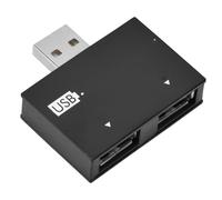 Mtlavishness Hub Usb2. 0 Male To 2 Port Usb Splitter Adapter Converter Concentrator White (Black)