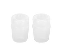 Mtlavishness Hydration Bite Valve Nozzle, 2 Pcs Hydration Bladder Bite Nozzle, Food Grade Silicone Hydration Pack Valve Mouthpiece, Easy Replacement Elastic Valve for Hydration (White)
