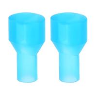 Mtlavishness Hydration Bite Valve Nozzle, 2 Pcs Hydration Bladder Bite Nozzle, Food Grade Silicone Hydration Pack Valve Mouthpiece, Easy Replacement Elastic Valve for Hydration (Blue)