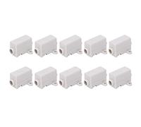 Mtlavishness Inline Junction Connector Box, Mains Inline Terminal Block, T Type Terminals Connector, Cable Wire Electrical Joiner with Non Breaking Design, ABS Flame Retardant