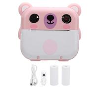 Mtlavishness Instant Print Digital Camera For Kids Gift Ideal For Birthdays And Christmas Multifunctional With 1080P Pixels 2 Inch 320x240 TFT Screen And 1000mAh Battery (Roseate)