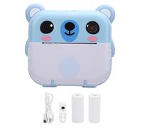 Mtlavishness Instant Print Digital Camera For Kids Gift Ideal For Birthdays And Christmas Multifunctional With 1080P Pixels 2 Inch 320x240 TFT Screen And 1000mAh Battery (Blue)