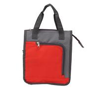 Mtlavishness Insulated Reusable Grocery Bag Oxford Cloth Interior Keeps Food Constant Temperature for Work Travel Hiking Food Size 22 X 12 X 26cm Weight 140g (Red)