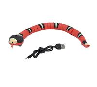 Mtlavishness Interactive Cat Toy Snake Simulation Animal Model Smart Sensing Electronic Toy for Pet Obstacle Avoidance Training with Lifelike Movements and 3D Textures Suitable