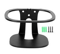 Mtlavishness Internet Cable Port Metal Speaker Wall Bracket Support Stand for SONOS one SL PLAY 1 Black Metal Sturdy And Three Point Screws Stable Support Reserve Charging And (Black)