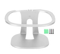 Mtlavishness Internet Cable Port Metal Speaker Wall Bracket Support Stand for SONOS one SL PLAY 1 Black Metal Sturdy And Three Point Screws Stable Support Reserve Charging And (Silver)
