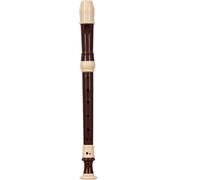 Mtlavishness IRIN ABS Descant Recorder ABS Resin Detachable With Finger Rest Suitable For Classroom Coffee Time 8 Hole Baroque Style 32.5 * 3.2cm 92.6g Black White Coffee Color